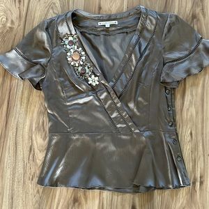 Nanette Lepore top with beautiful beadwork